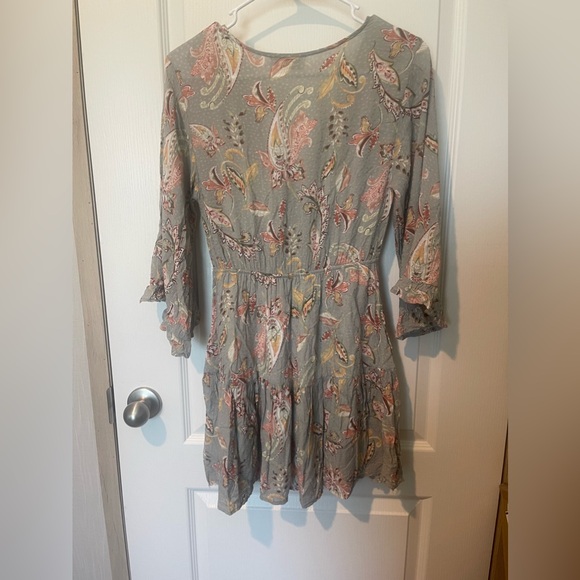 Endless Blu Women’s Size Small Blue Mini Dress 3/4 Sleeves. - Picture 2 of 2